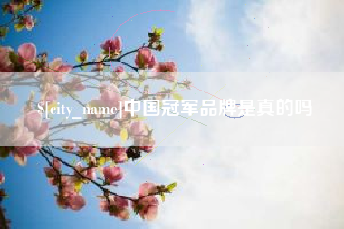衢州中国冠军品牌是真的吗