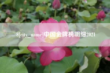 衢州中国金牌榜明细2021