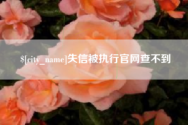衢州失信被执行官网查不到