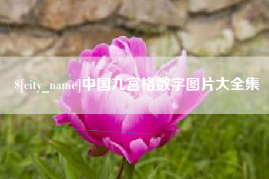 衢州中国九宫格数字图片大全集