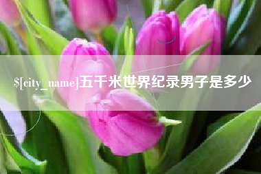 衢州五千米世界纪录男子是多少