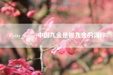衢州中国九金是哪九金的简称