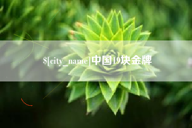 衢州中国19块金牌
