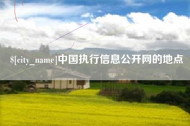 衢州中国执行信息公开网的地点