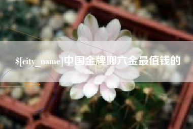 衢州中国金牌哪六金最值钱的