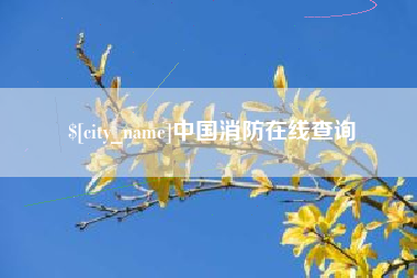 衢州中国消防在线查询