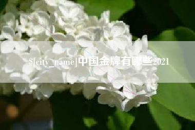 衢州中国金牌有哪些2021