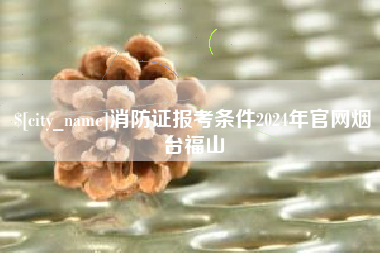 衢州消防证报考条件2024年官网烟台福山